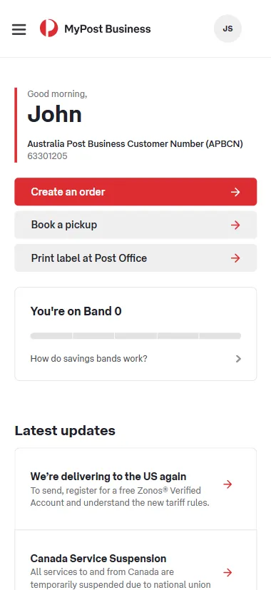 Waar vindt u uw APBCN in het dashboard (mobiel)